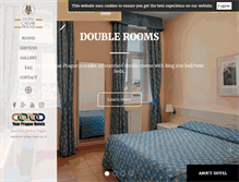 Tablet Screenshot of hotelcaesarprague.com